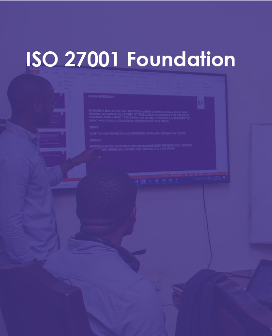 http://www.improtechsystems.com/ISO 27001 Foundation
